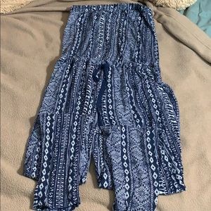 Strapless summer romper/jumpsuit